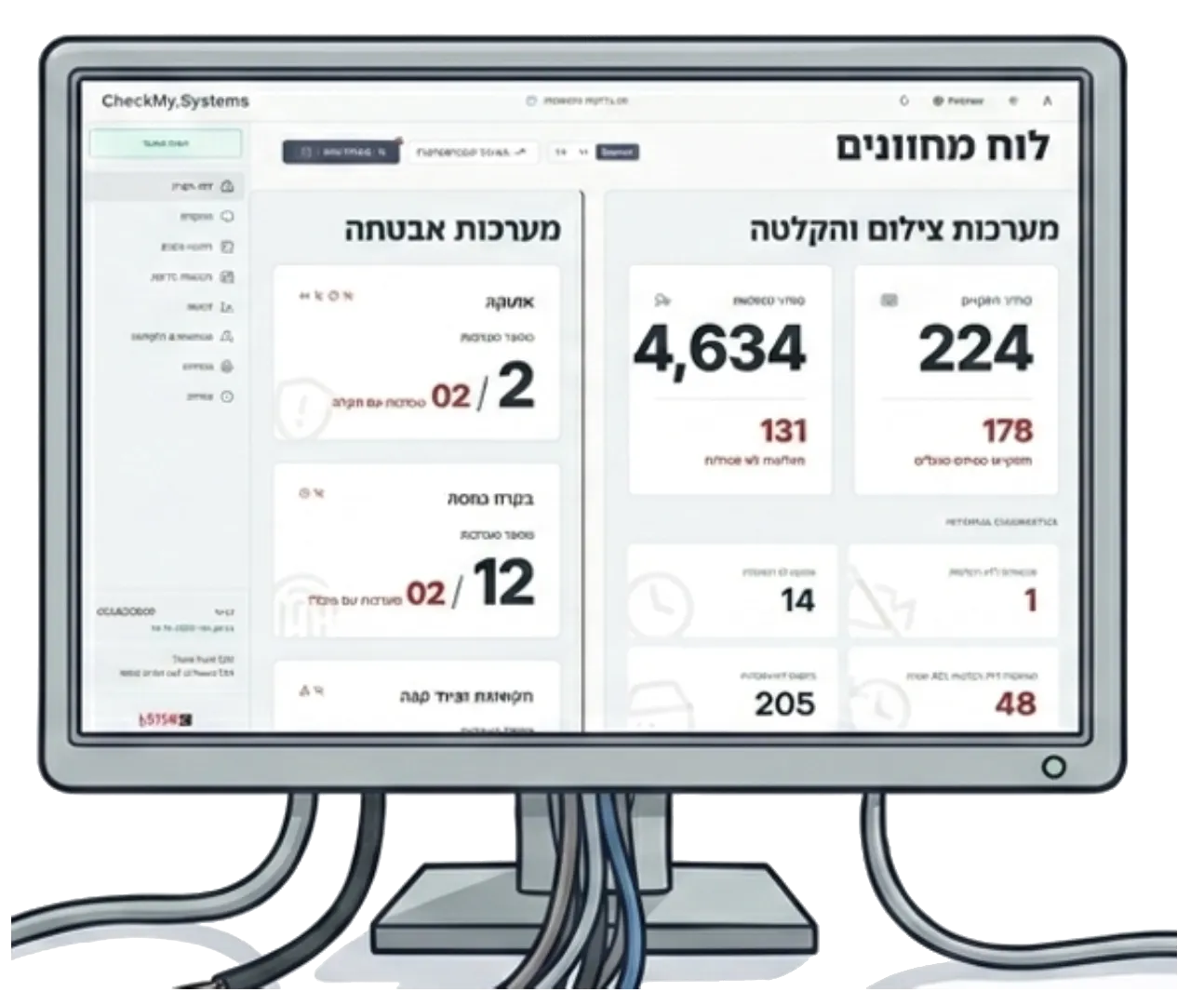 לוח בקרה של המערכת